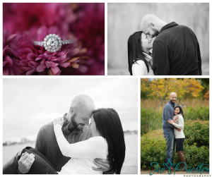 Metro Detroit Michigan downtown engagement session